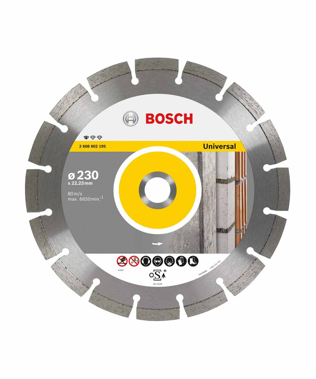 Diamond Cutting Discs - Professional for Universal 230 mm x 22,23 mm x 2,3 mm