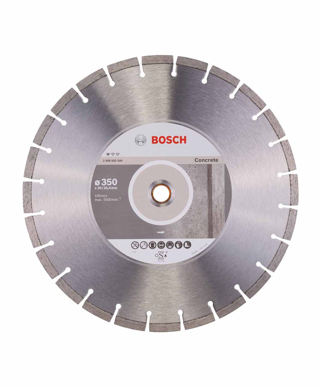 Diamond Cutting Discs - Professional for Concrete 350 mm x 20,00+25,40 mm x 2,8 mm