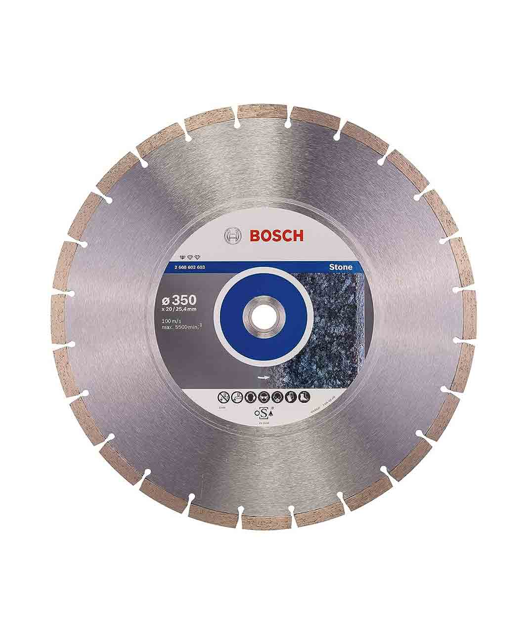 Diamond Cutting Discs - Professional for Stone 350 mm x 20,00+25,40 mm x 3,1 mm