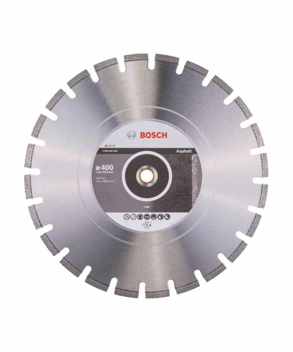 Diamond Cutting Discs – Professional for Asphalt 400 mm x 20,00/25,40 mm x 3,6 mm