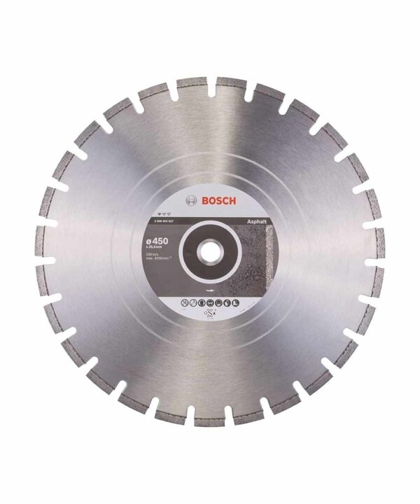 Diamond Cutting Discs – Professional for Asphalt 450 mm x 20,00/25,40 mm x 3,2 mm