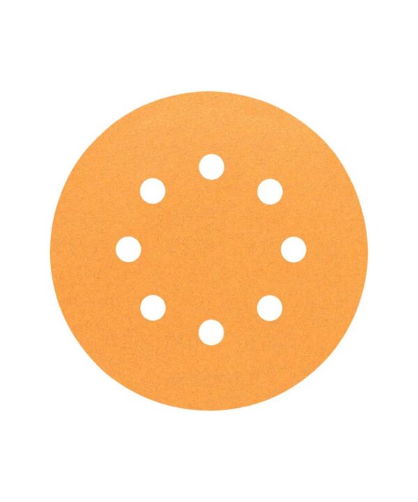 Polishing Pad – Sanding Sheet BfWP 125mm, G120, 8 holes (5pcs)