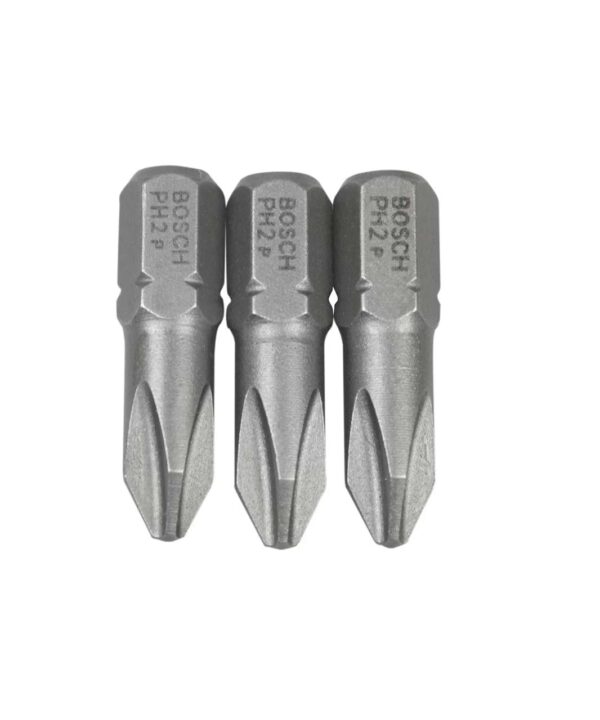 Screwdriver Bits – Extra Hard PH 2, 25 mm (3 pcs)