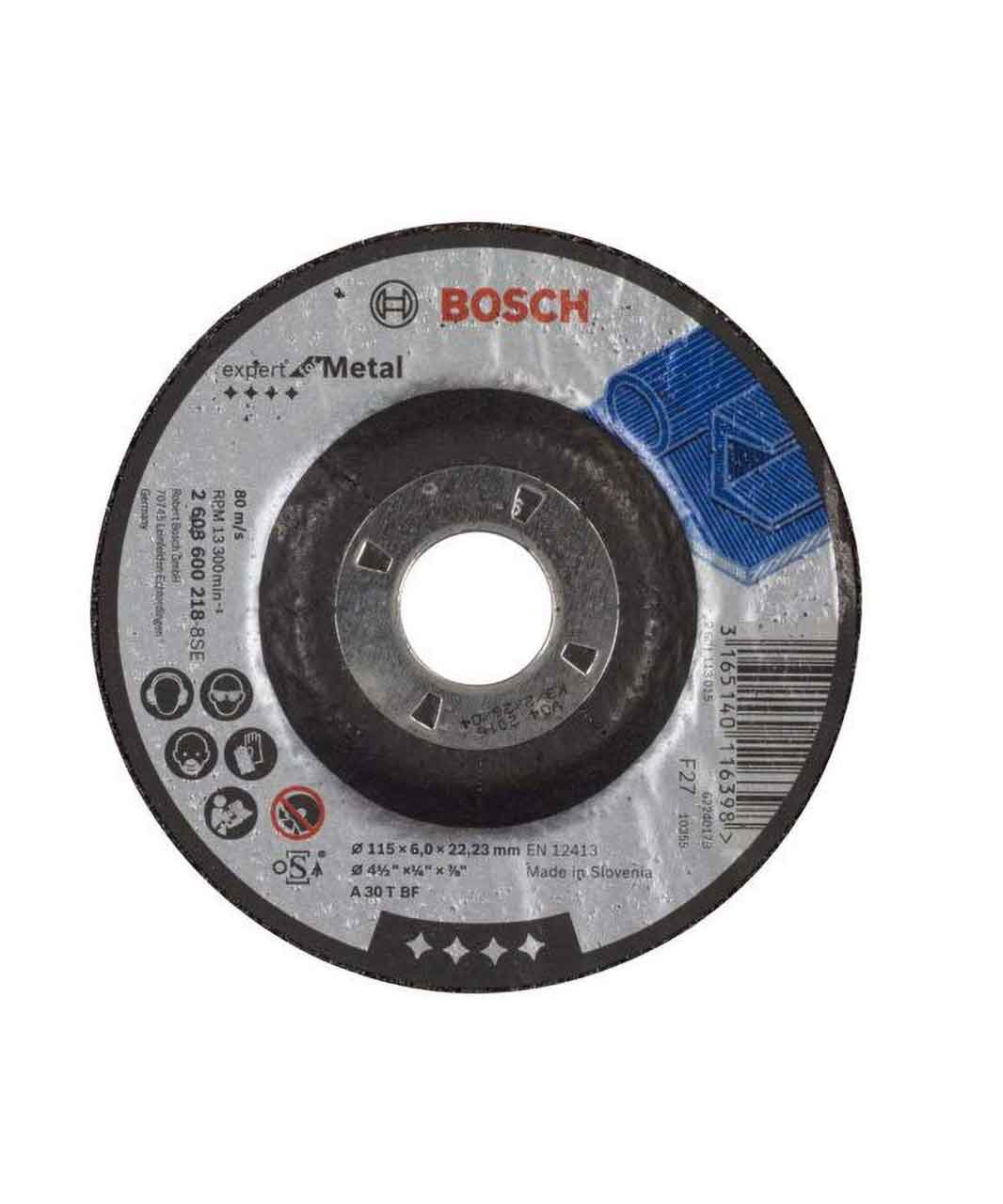 Grinding discs - Expert for grinding disc with depressed centre, 115 mm, 22,23 mm, 6,0 mm