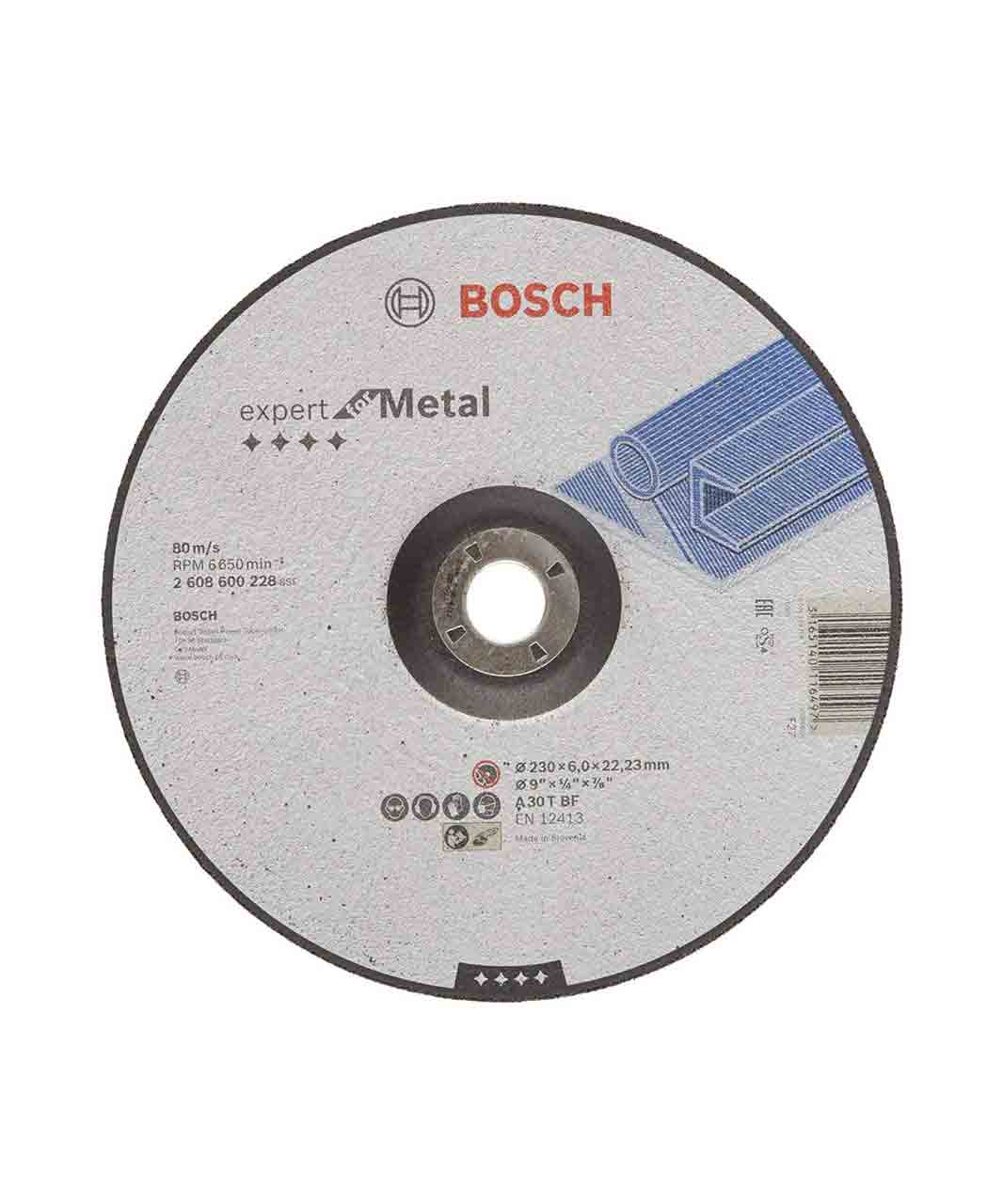 Grinding discs - Expert for grinding disc with depressed centre, 230 mm, 22,23 mm, 6,0 mm