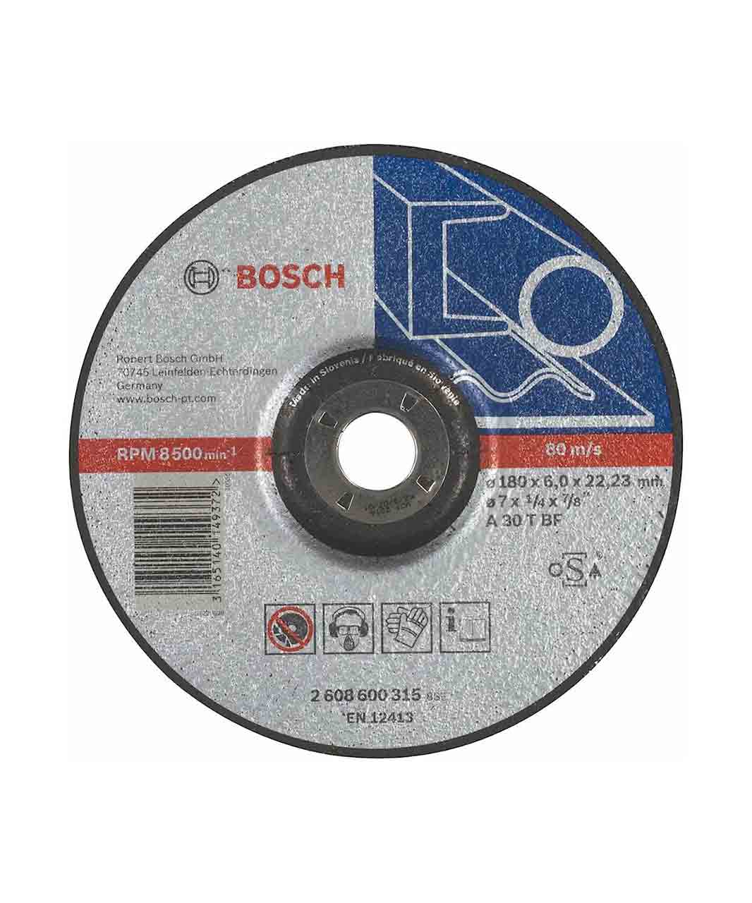 Grinding discs - Expert for grinding disc with depressed centre, 180 mm, 22,23 mm, 6,0 mm