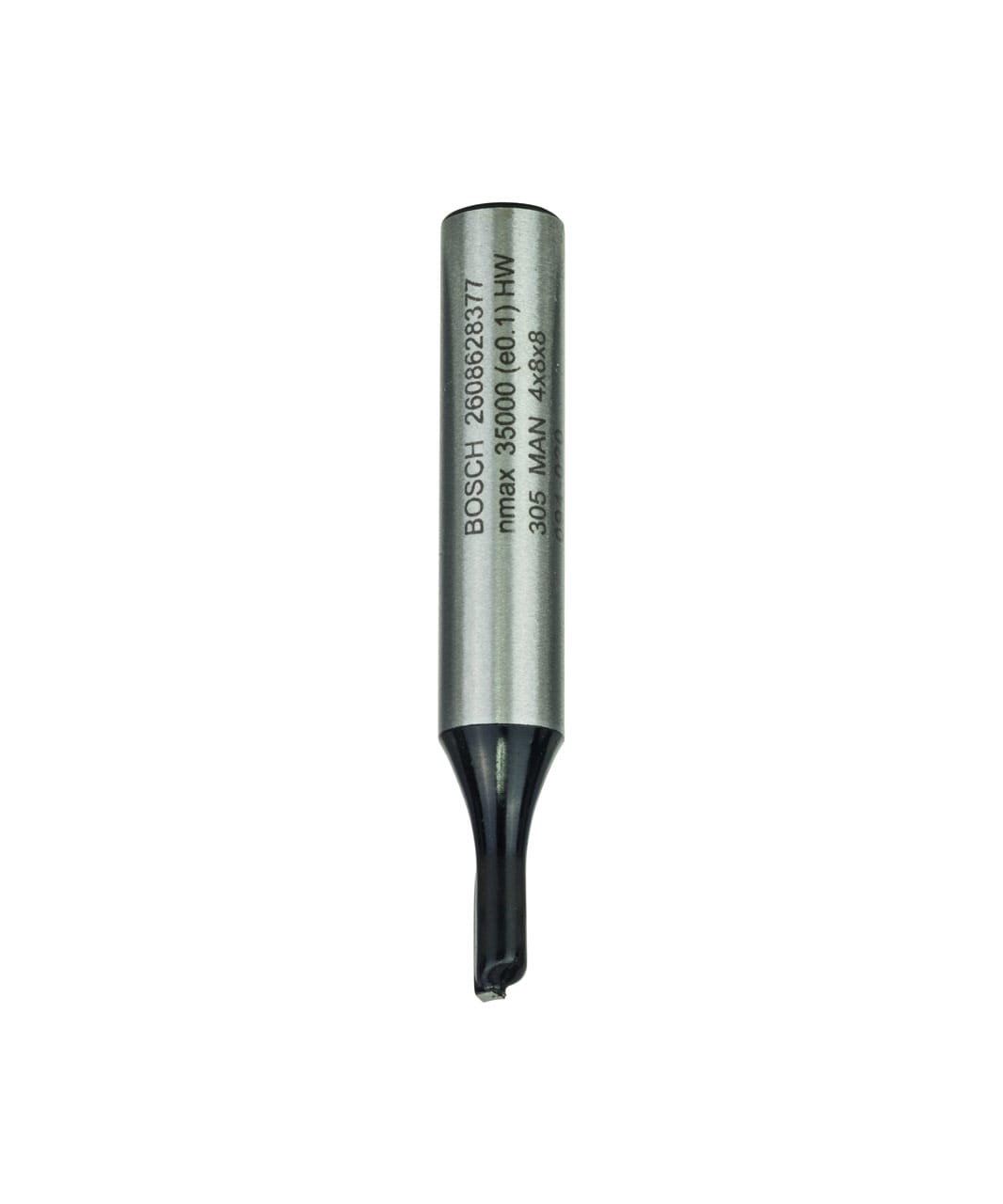 Straight Router bits - Straight bits 8 mm, D1 4 mm, L 8 mm, G 51 mm