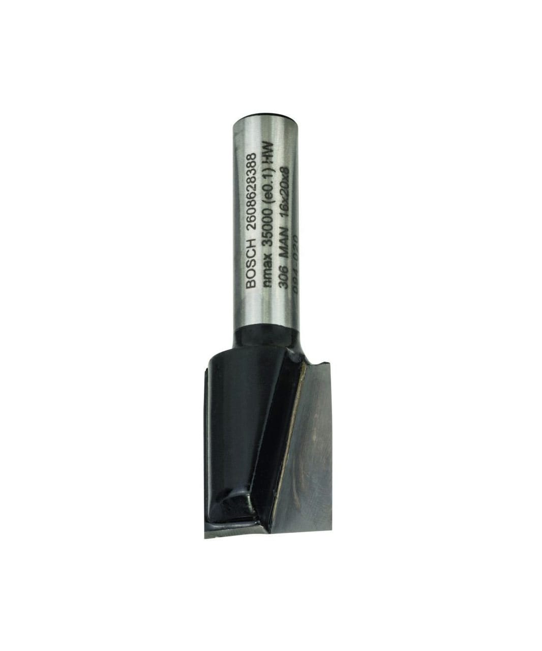 Straight Router bits - Straight bits 8 mm, D1 16 mm, L 20 mm, G 51 mm