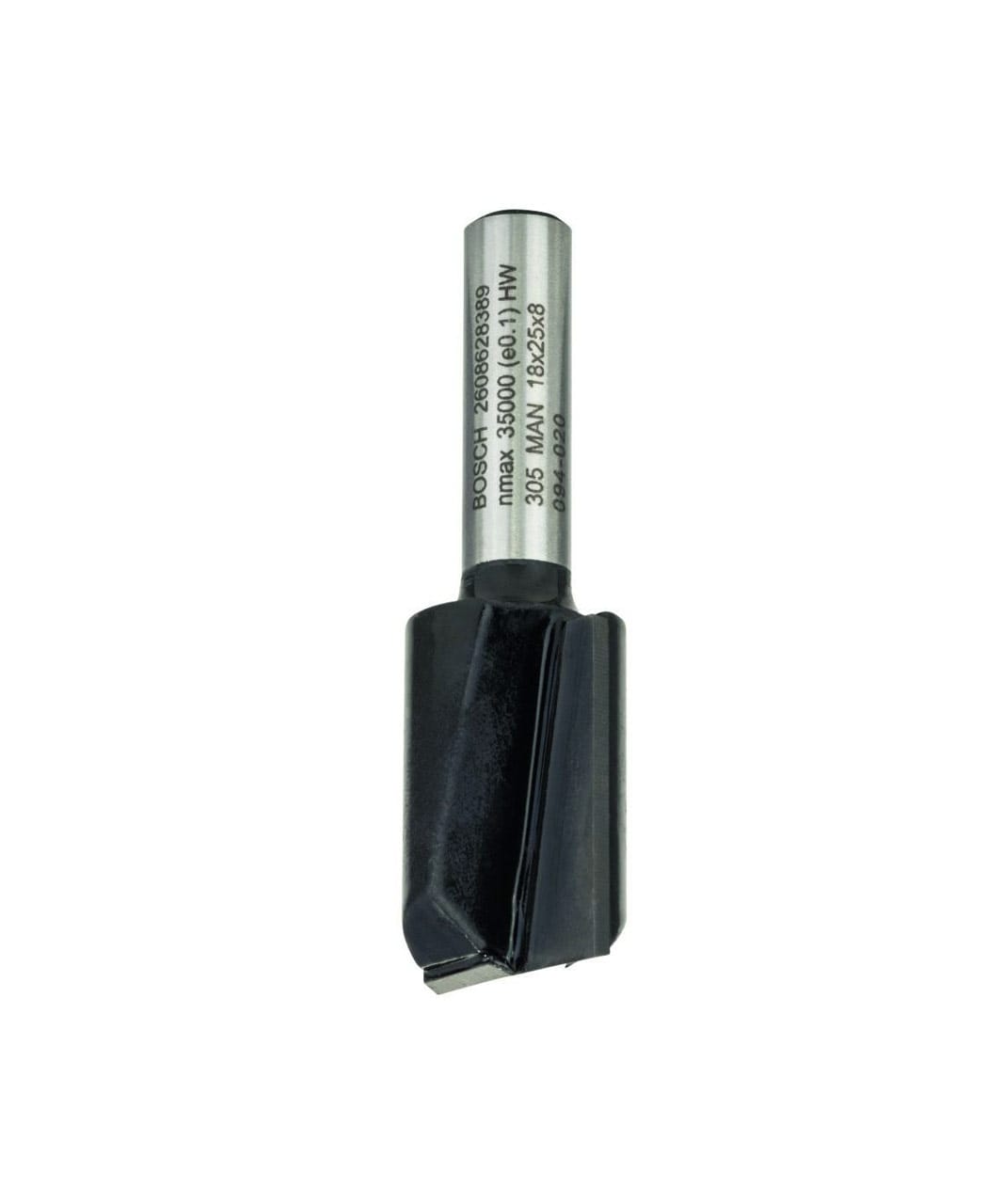 Straight Router bits - Straight bits 8 mm, D1 18 mm, L 25 mm, G 56 mm