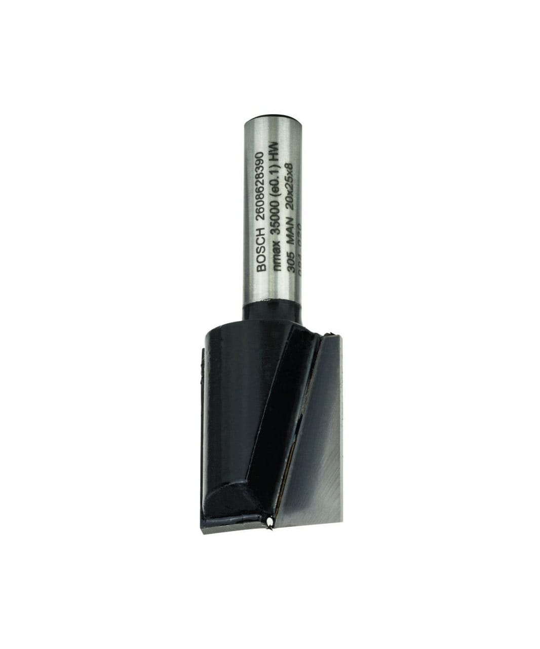 Straight Router bits - Straight bits 8 mm, D1 20 mm, L 25 mm, G 56 mm