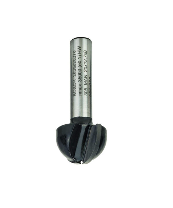 Profiling Router bits – Core box bit 6 mm, R1 13 mm, D 25 mm, L 15,6 mm, G 49 mm