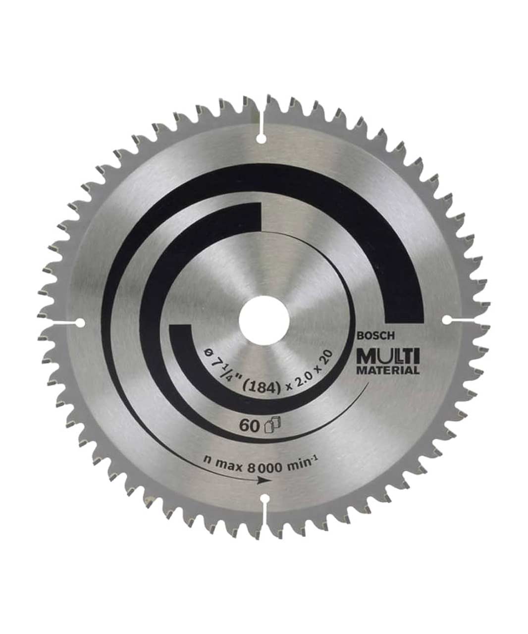 Circular Saw Blades - Multi Material, 184 mm x 20 mm x 2,0 mm, 60T