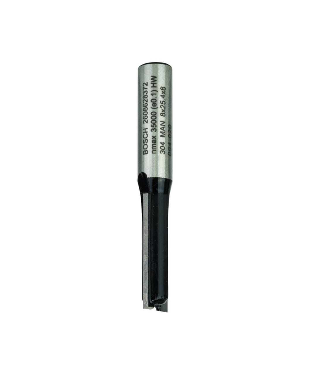 Straight Router bits - Straight bits 8 mm, D1 8 mm, L 25,4 mm, G 56 mm