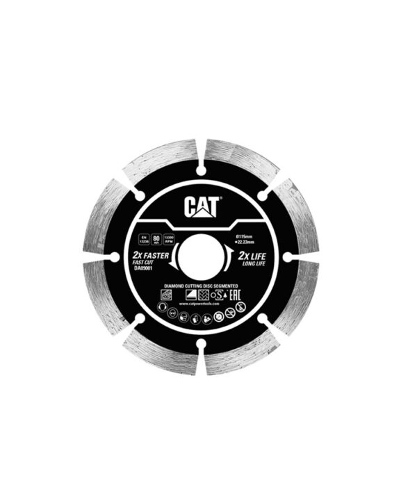 CAT – Diamond Cutting Blade-115mm x 22.23mm bore x 2.0mm-Thick