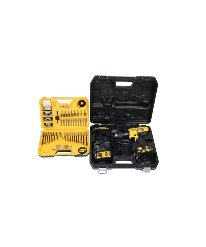 Dewalt – DCD776S2A-B5-18V XR LI-ION 1.5AH Cordless Drill with Accessory Kit