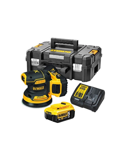 Dewalt – DCW210P2-GB 125mm Cordless Brushless 18V 5AH – Randon Orbital Sander