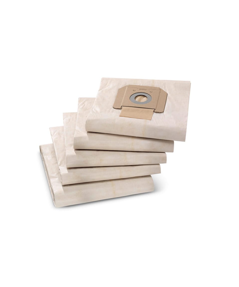 Karcher - Paper filter bags, 5pc, NT 48, NT 65, NT 70, NT 72, NT 75, NT 80, WET VAC