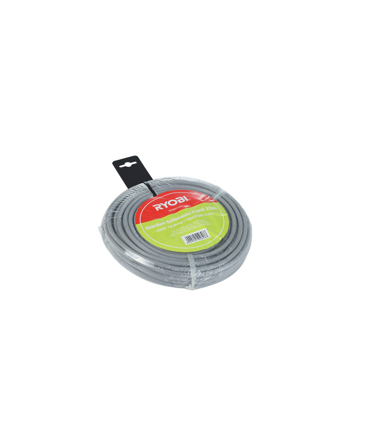 Ryobi - 822201020 - 10A 220V 2 Core Extension Cord - 20 Meter Length