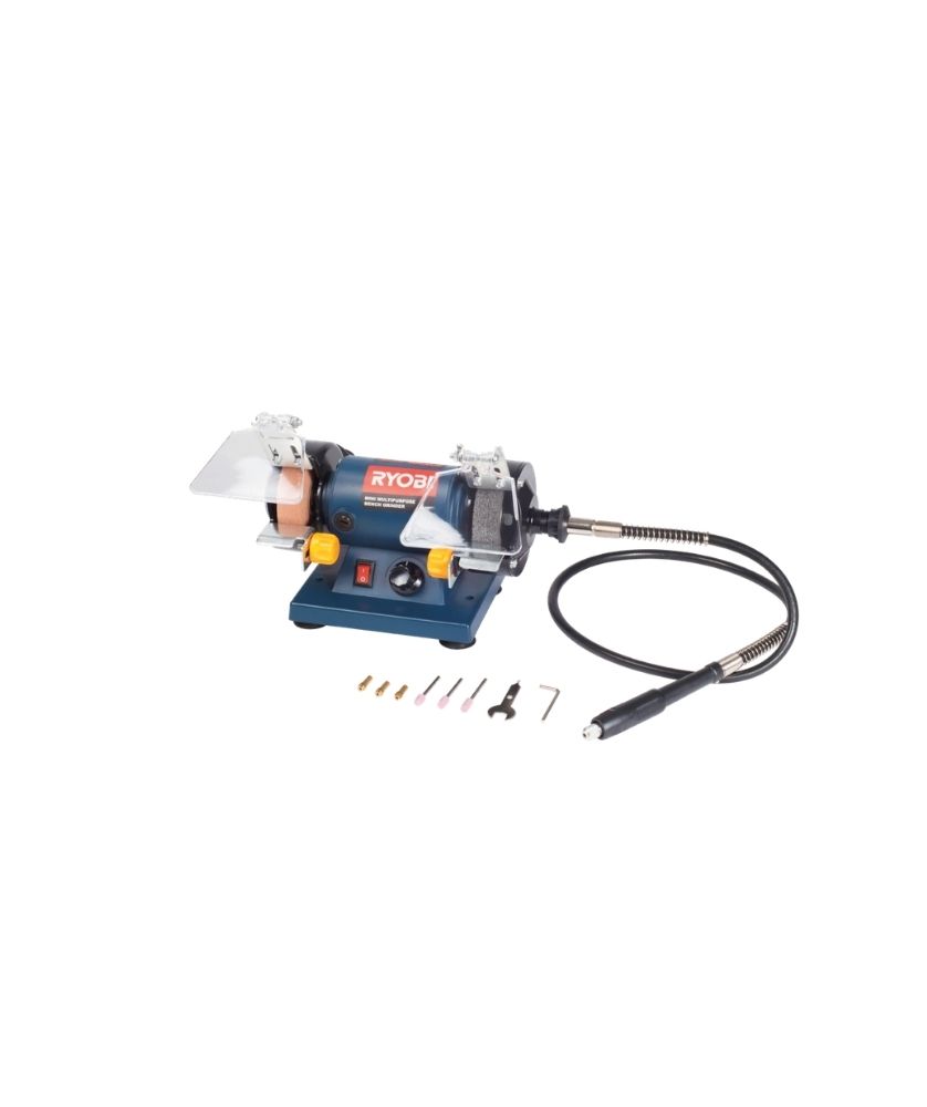 Ryobi - BG-120 120W Multi Purpose W/ Flexible Shaft - Bench Grinder