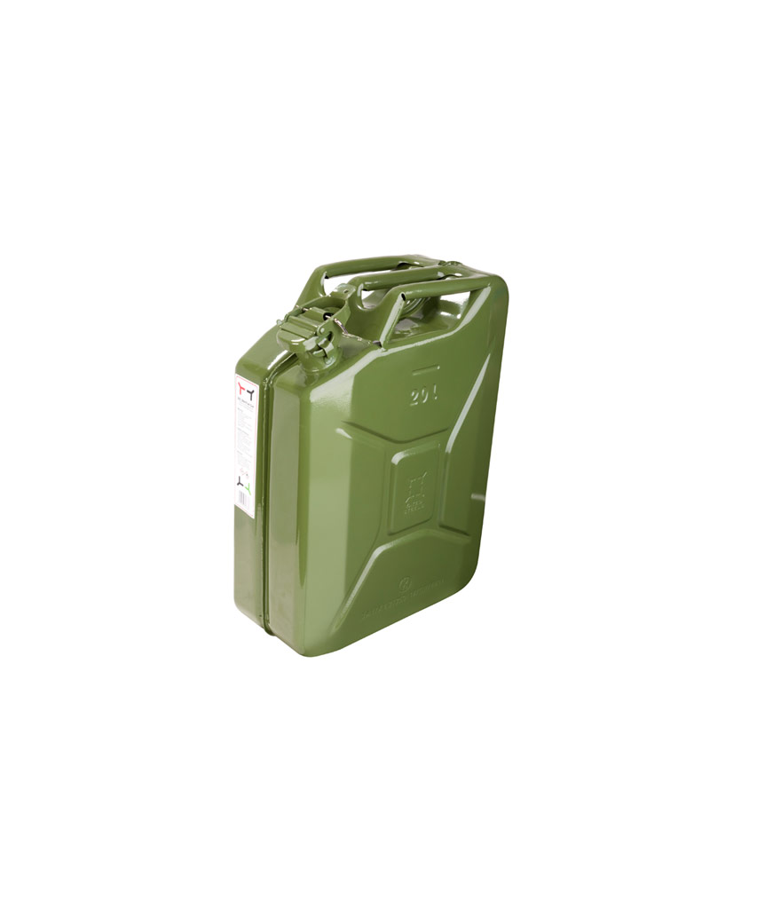 Ryobi - JC-20LG - Olive Green 20L Steel Diesel Fuel Jerrycan with S-Pin
