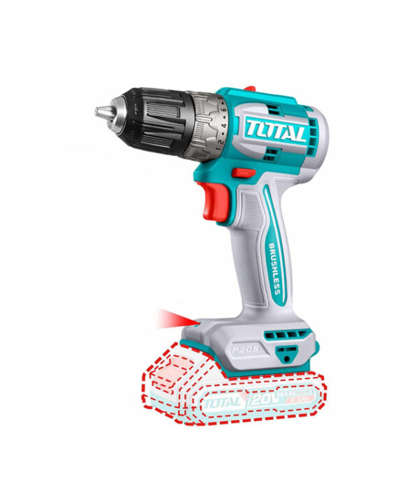 Total – TDLI204531 Li-ion Brushless Drill